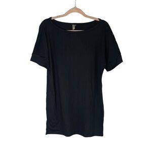 🍀5/$25🍀 24seven‎ comfort apparel size small super soft black tee nwot